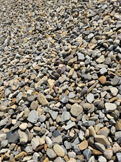 3/8" Delaware River Stone at Spartan Aggregate LLC